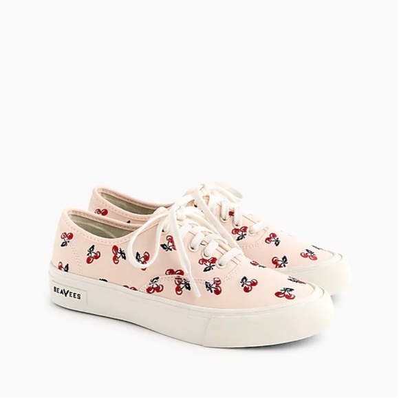 J. Crew Shoes - NWT SeaVees for J.Crew Legend sneakers with embroidered cherries